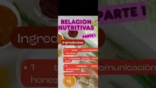 NO hay receta m&aacute;gica ni m&iacute;stica. Relaciones parte 1 Ingredientes #relacionessaludables #comunicaci&oacute;n