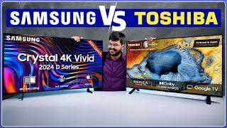 Samsung Crystal Vivid [2024] vs Toshiba C350NP: Which TV Wins? 📺📱 #TVTech