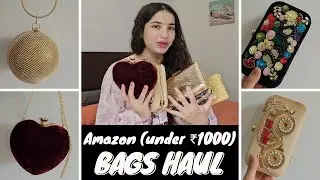 Amazon Clutches👛Haul, Budget🤑₹500-₹1000🤯 Party Wear Clutches #amazonfinds #bridal #clutch #clutches 