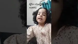 My 3 year old routine after school is talking #kusshu #ytshorts #funny #viralvideo #cute #babytalks