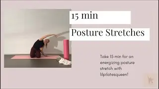 Posture Stretching (optional equipment) #lilpilatesqueen