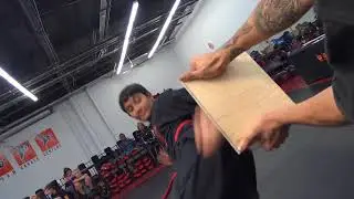 Jeremy testing for his 1st Degree Black Belt