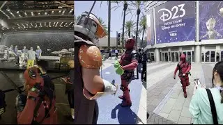 Deadpool Cosplay Shenanigans @ Disney D23 2024 by Cosplayer Nation