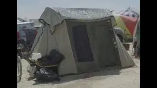 Kodiak 10x10 Canvas Tent - Burning Man edition