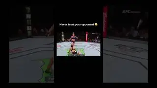 This is why you never taunt your opponent 😬 #shortvideo #shorts #ufc