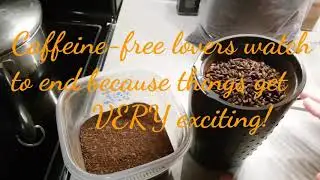 DIY roasted grain coffee substitute