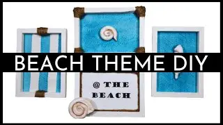 EASY BEACH DECOR DIY - NAUTICAL/COASTAL EASY DIY WALL ART