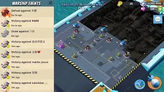 Boom Beach Warships Season 15 | Easy Heavy Rush Wins | 3ER Gameplay | Early Season Paths & Tips |