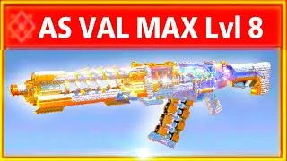 Br0ken Mythic AS VAL Max lvl 8 wipes everyone who moves - Best as val Gunsmith in CODM