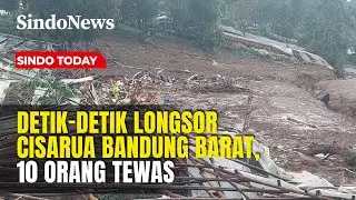 Longsor Terjang Cisarua Bandung Barat, Puluhan Warga Hilang | Sindo Today | 25/01