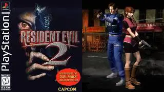 Resident Evil 2 - Todos os cen&aacute;rios simult&acirc;neos dublados de Leon e Claire : A e B / B e A .