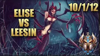 FP Tian Elise Jungle Vs Leesin - KR Challenger Match Summary Patch 9.19