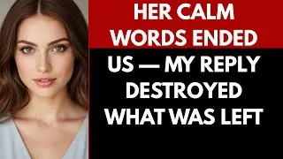 Her Calm Words Ended Us — My Reply Destroyed What Was Left #cheating