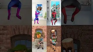 Brainrot vs Spiderman and DAD 🤣 #shorts #spiderman #funny