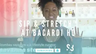 Sip & Stretch&trade; at Bacardi HQ | S3 YOGA with Savanna Stevens