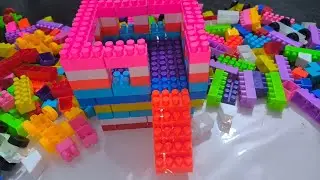 Satisfying DIY ASMR Colorful Blocks House 🏡 | Lego Blocks | ASMR Sounds 