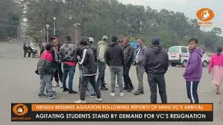 NEHUSU RESUMES AGITATION FOLLOWING REPORTS OF NEHU VC&rsquo;S ARRIVAL