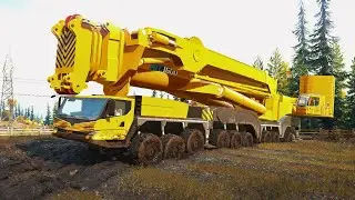 World's Largest Crane Hercules XCA 1600 18x18  | SnowRunner | EnhCrea #18