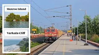 Munroe Island Kayaking and Railfanning | Munroe Thuruth, Sambrani Kodi, Varkala On Rails | Raw Audio
