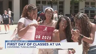 University of Alabama starts classes with new students and a new president