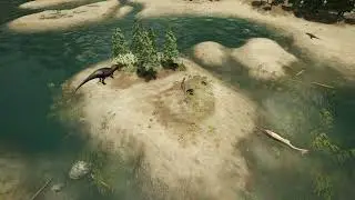 Path of Titans - Tylosaurus clamp a Pycnonemosaurus (001)