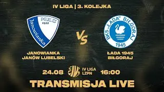 Zapis transmisji: Janowianka Jan&oacute;w Lubelski - Łada 1945 Biłgoraj 3:0 #4liga | Sezon 2025/26