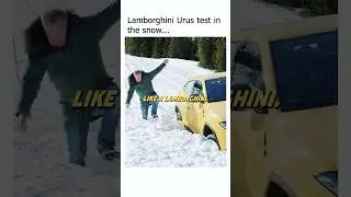 Lamborghini Urus test in the snow&hellip;😀