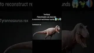 terryfying! paleontogits use study data to reconstruct real dinosaur sounds😱🦖🔊