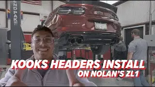 Installing 2in Kooks Headers on Nolans ZL1