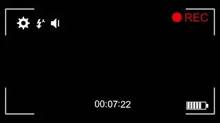 Camera Screen Recording Glitch Overlay | Full HD Editing Asset