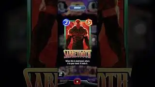 Sabertooth Deck Gameplay ( Marvel Snap )