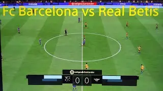 FIFA 22* FC Barcelona vs Real Betis PS5 4K HDR gameplay