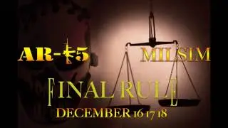AR-15 Milsim's:Operation: Final Rule teaser