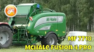 McHale Demonstrations 2023 | Massey Ferguson 7718 & McHale Fusion 4 Pro