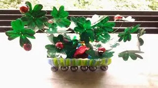 Best Out Of Waste Plastic transformed to Lucky Charm Show Piece  2
