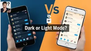 Which is better dark or light mode | schedule it based on a custom time or sunset/sunrise