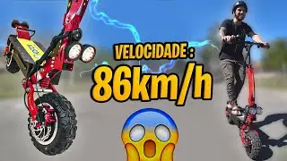 COMPREI UM PATINETE TURBO QUE CHEGA A 86KM/H 😱