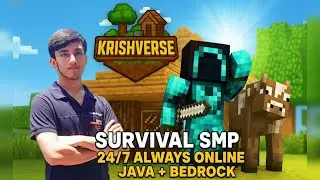 ⚔️ Krish Verse SMP LIVE | New Survival Adventures Start Here! 🔥 | Open to All Players 🌐