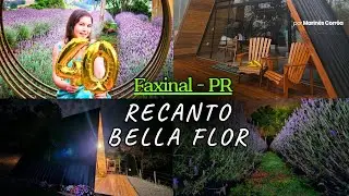 Descubra o Recanto Bella Flor 🪻Um lugar que inspira paz e beleza ⛺️