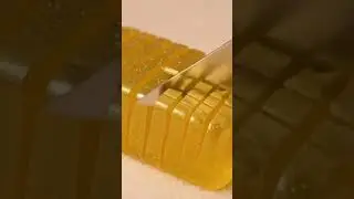 knife cutting gold slime #ai #aivideoediting #aiviralcontent #aivideogenerator