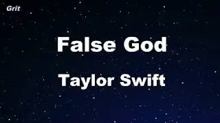 False God - Taylor Swift Karaoke 【No Guide Melody】 Instrumental