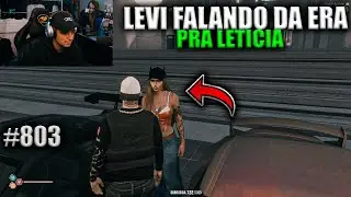 LEVI FALANDO PRA LETICIA QUE TA NAMORANDO! EP 803