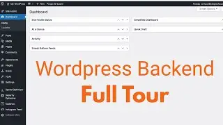 Complete Wordpress Backend Tutorial For Beginners