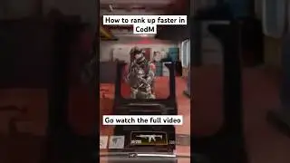 How to rank up faster in CodM. #callofdutymobilegameplay #codm #youtubeshorts