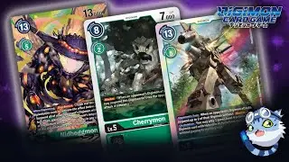1st Place Green Control Deck Profile - BT6 Digimon TCG