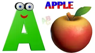 3D ABC SONG'S For Toddlers ||English Alphabet Rhymes
