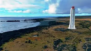 Iceland: Snaefellsnes National Park, Malariff Lighthouse, &  L&oacute;ndrangar