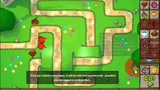 Bloons Tower Defence 5- Track 1 (Hard Difficulty) (Part 2)
