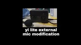 Yi Lite EXTERNAL MIC | AUDIO TEST | XIAOMI YI LITE