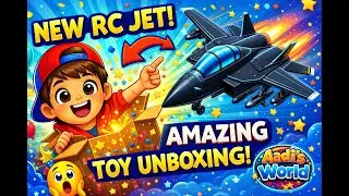 Big Surprise! Black Amazing..RC Jet Unboxing 🎁 | Aadi&rsquo;s World